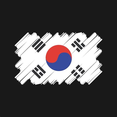 South Korea Flag Vector Design. National Flag 11472452 Vector Art at ...