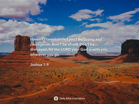 Joshua 1 9 Daily Bible Inspirations