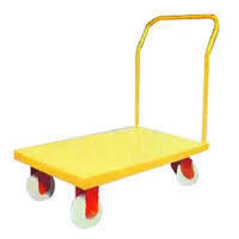 Indian Mild Steel Material Handling Trolley For Industrial At Best