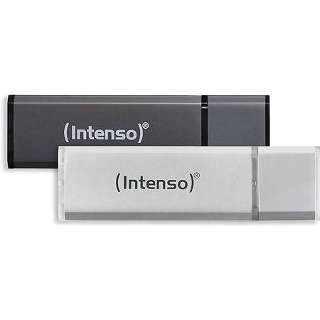 Intenso Alu Line 2x 32 GB USB Stick USB 2 0 Silber Und Anthrazit