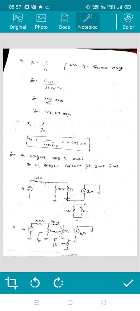 Solved 8 Problem 8 10 Pts For The Circuit Shown Below The Transistor Course Hero