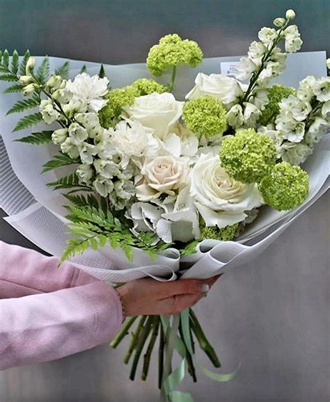 Flowers Roses Bouquet Luxury Flower Bouquets Green Bouquet Flowers