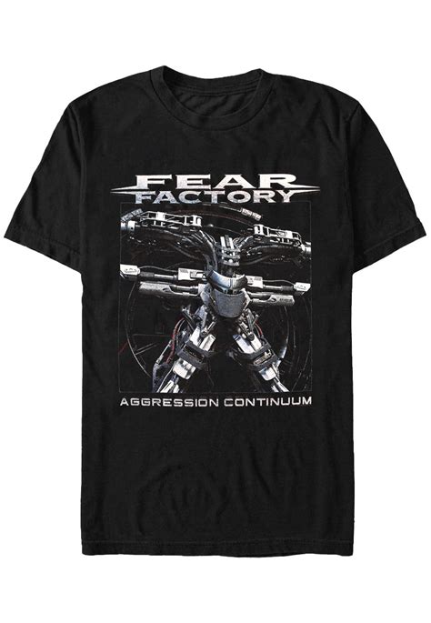 Fear Factory Aggression Continuum T Shirt Nuclear Blast