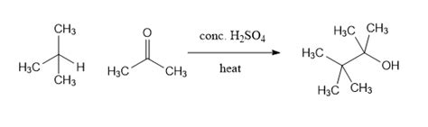 organic chemistry - Mechanism of reaction of ketones with isoalkanes under conc. sulfuric acid ...