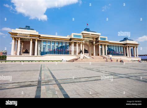 The Government Palace Is Located On The North Side Of Chinggis Square