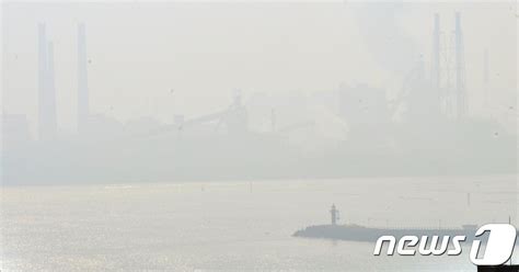 경북 동부권 초미세먼지 주의보 해제서부권은 아직 고농도