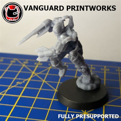 D Printable Vanguard Droptroop Commander By Vanguard Printworks