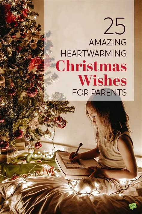 25 Amazing Heartwarming Christmas Wishes for Parents