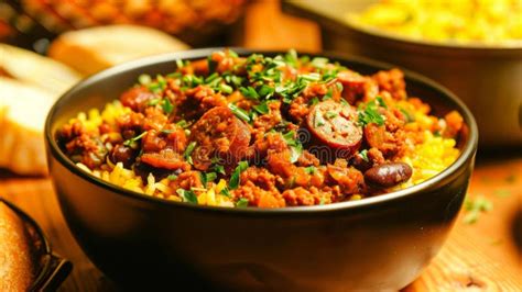 Hearty Easy Red Beans And Rice With Ham Hock And Andouille Sausage For