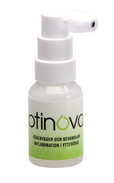 Med Otinova öronspray kan du behandla hörselgångsinflammation