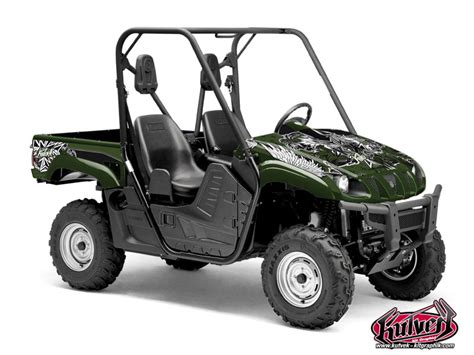 Yamaha Utv Demon Graphic Kit Green Kutvek