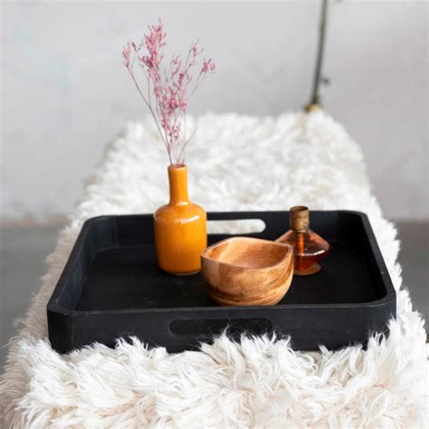 Image of Berkley Black Wood Tray