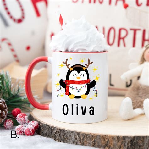 Personalized Christmas Mugs Funny Christmas Mug Secret Santa - Etsy