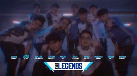 EVOS Legends Resmi Umumkan Roster MPL ID Season 11 Nama Zeys Hilang