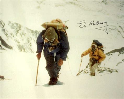 Everest Climber EDMUND HILLARY - Photo Signed