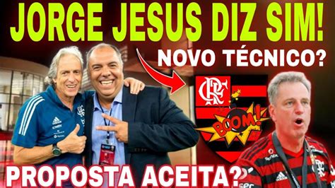 Urgente Jorge Jesus Diz Sim E Flamengo Cogita Esperar O Mister Ano