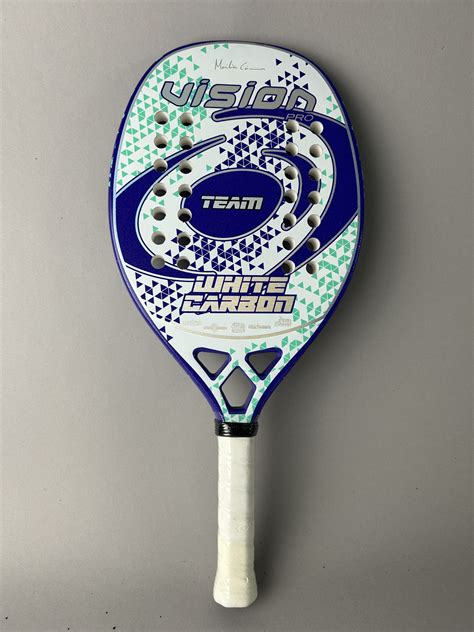 Racchetta Beach Tennis Vision White Carbon Team 2024 Vision Beach Tennis