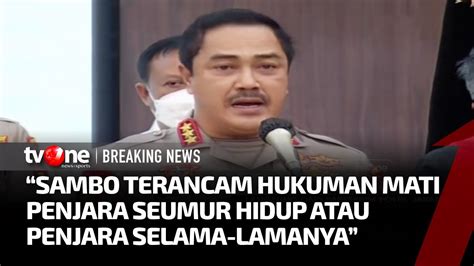 Irjen Ferdy Sambo Terancam Hukuman Mati TvOne YouTube