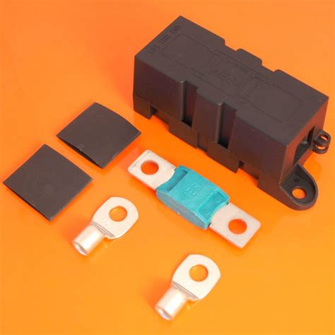 Mega Fuse Holder Supplied With 125 Amp Fuse 2 X Cable Lugs And Heat