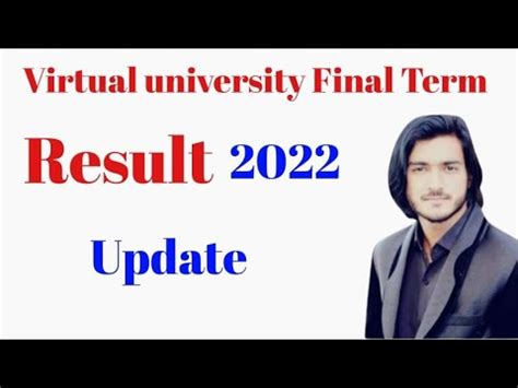 Virtual University Final Term Result Update Youtube