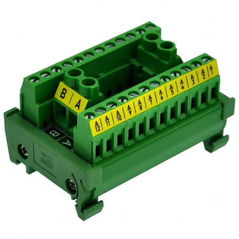 Oono Din Rail Mount A V X Position Screw Terminal Block