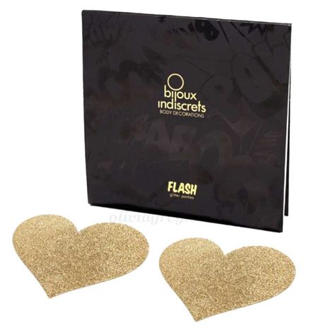 Flash Heart Gold Box Bijoux Sex Shop Olivia Grey