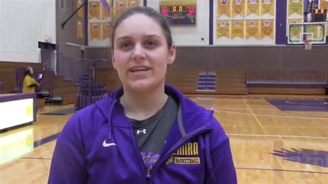 Elmira College Women S Basketball Post Game Interview With Marissa