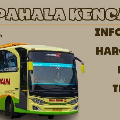 Bus Pahala Kencana Jakarta Bali Archives Jadwal Dan Tarif Bus