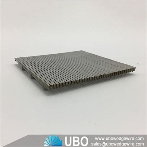 Flat Stainless Steel Profile Wire Wedge Screen Panels Yubo