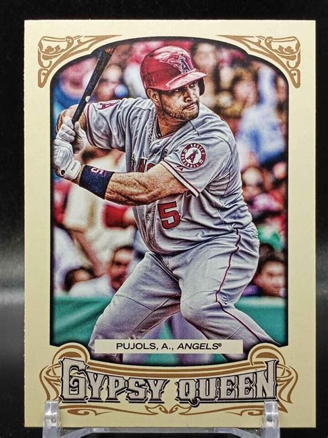 Albert Pujols Topps Gypsy Queen Los Angeles Angels Ebay