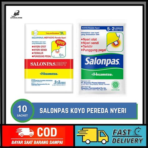 Jual Salonpas Koyo Hot Pereda Nyeri Otot Dan Sendi Obat Pegal Linu Lembar Isi Sachet