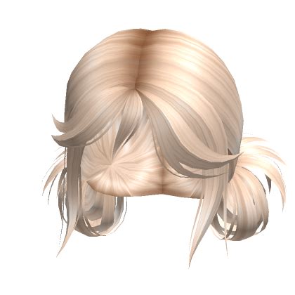 Messy Grunge Low Buns In Warm Blonde Roblox