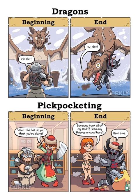 Funny Skyrim Comics