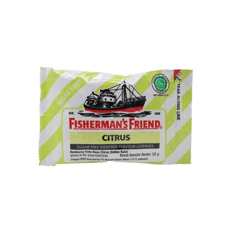 Fishermans Friend Sugar Free Citrus Lozenges 25 Gr Farmaku