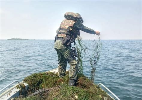 Polícia Ambiental apreende 500 metros de rede de pesca irregular no rio