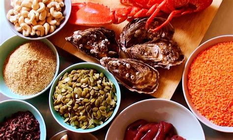15 alimentos ricos en zinc