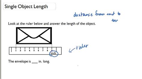 single object length english units video measurement ck