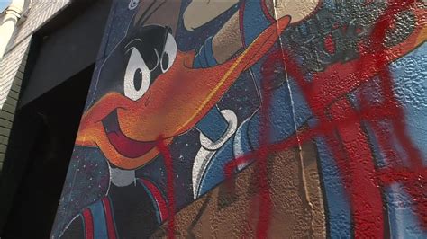 Space Jam Inspired Mural Of Lebron James Vandalized In Akron