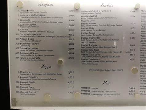 Menu At Al Lago Restaurant Lembruch