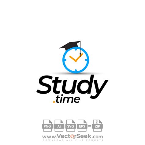 Study Time Logo Template Ai Png Svg Eps Free Download