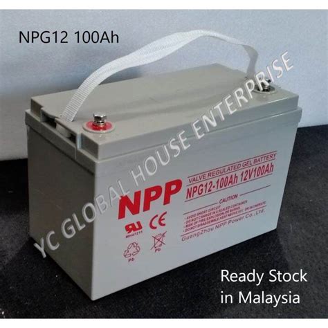 Npp Npg Solar Gel Type Deep Cycle Battery Npg Ah V Ready