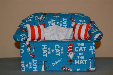 Dr Seuss Couch Tissue Box Cover Tissue Box Cover Tissue Etsy