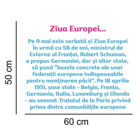Sticker Perete Ziua Europei
