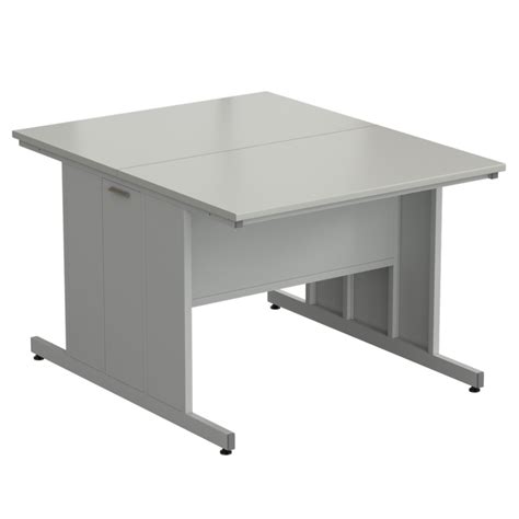 Стол островной 1200х1500х900 мм, раб. поверхность - ЛАМИНАТ СЕРЫЙ