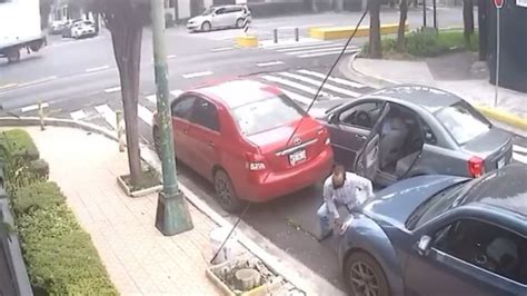 Video Viral As Roban Faros De Autos En Menos De Segundos A Plena