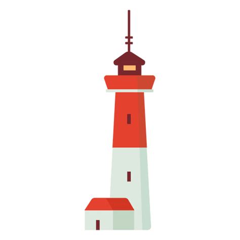 Design Png E Svg De Ilustra O De Farol Plano Para Camisetas