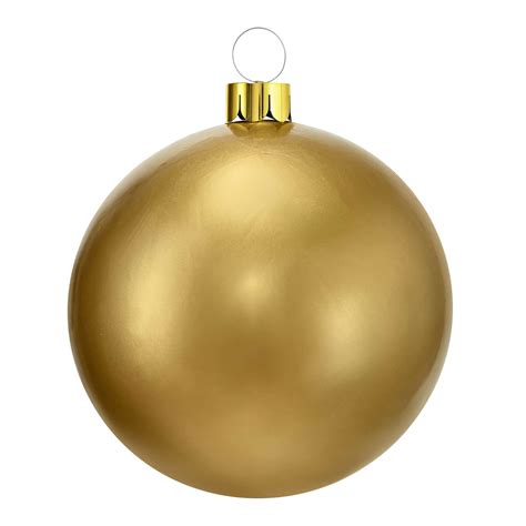 Mega Grote Decoratie Kerstbal 45 Cm Goud Opblaasbaar Bij Fun En