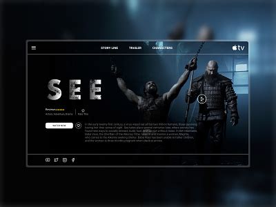 See (Apple Tv Show) by Mustayeen on Dribbble