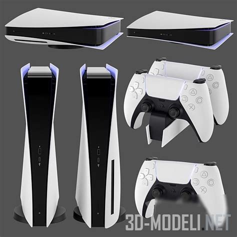 3D модель – Игровая приставка PS5 Sony PlayStation 5