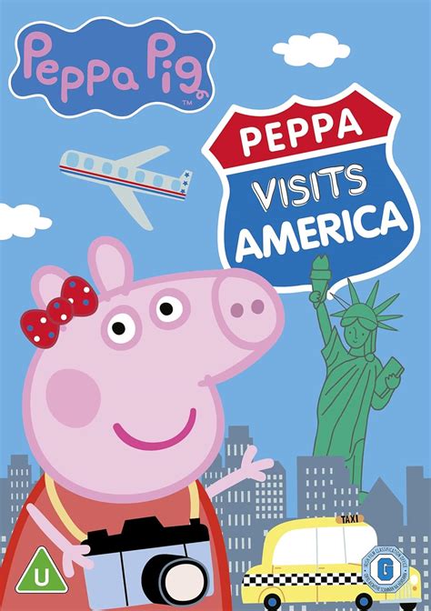 Peppa Pig Peppa Visits America Dvd 2021 Au Movies And Tv
